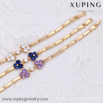 73664-Xuping Moda Mulher Banhado A Ouro Pulseira